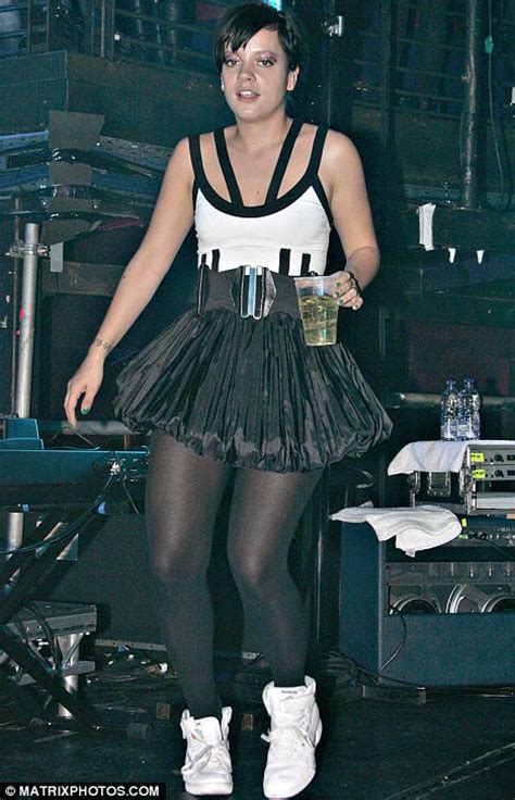 lily allen dress and sneakers